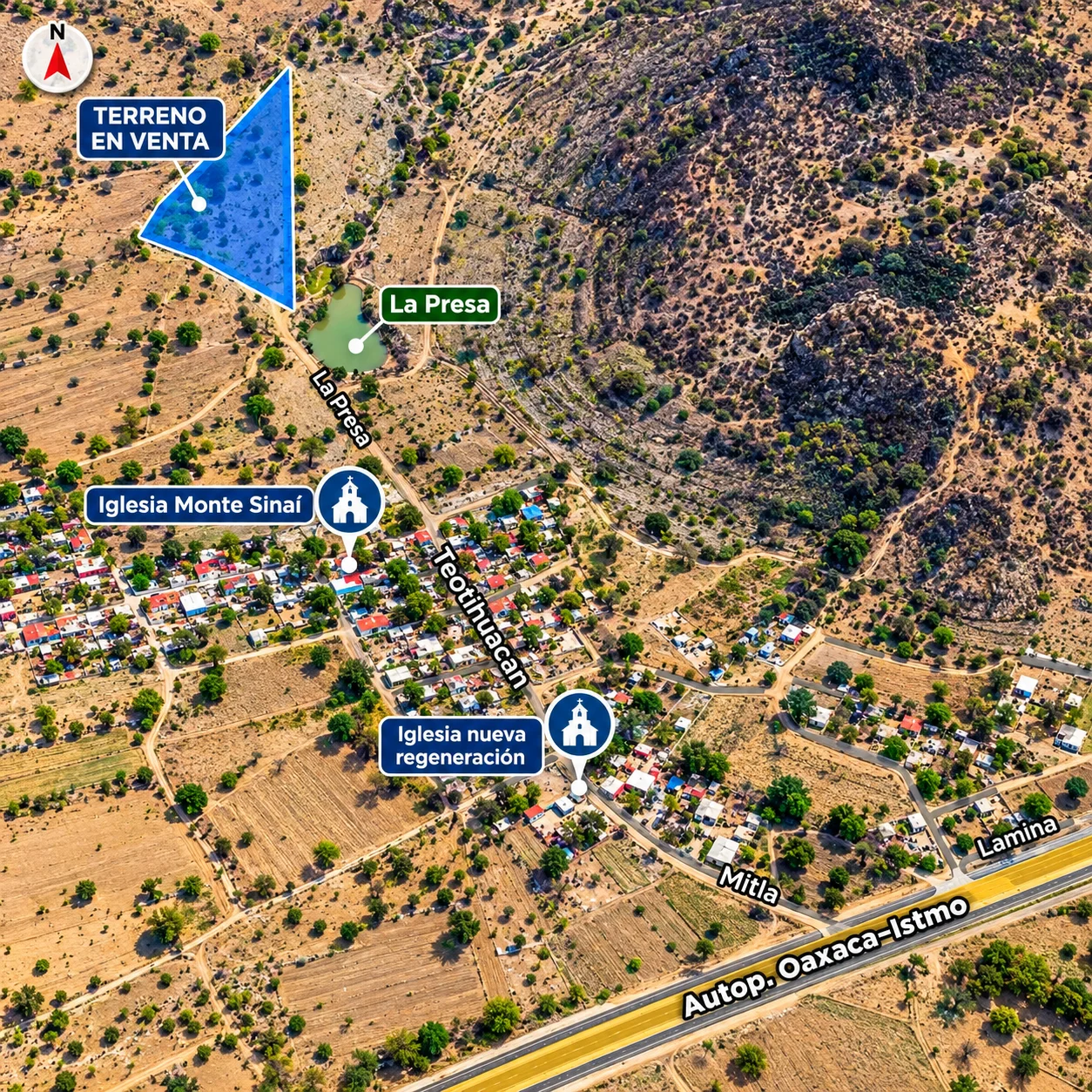 Terreno de 19,644 m² en venta en San Pablo Villa de Mitla, Paraje Ni Danne — foto 8